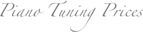 Piano Tuning Prices
